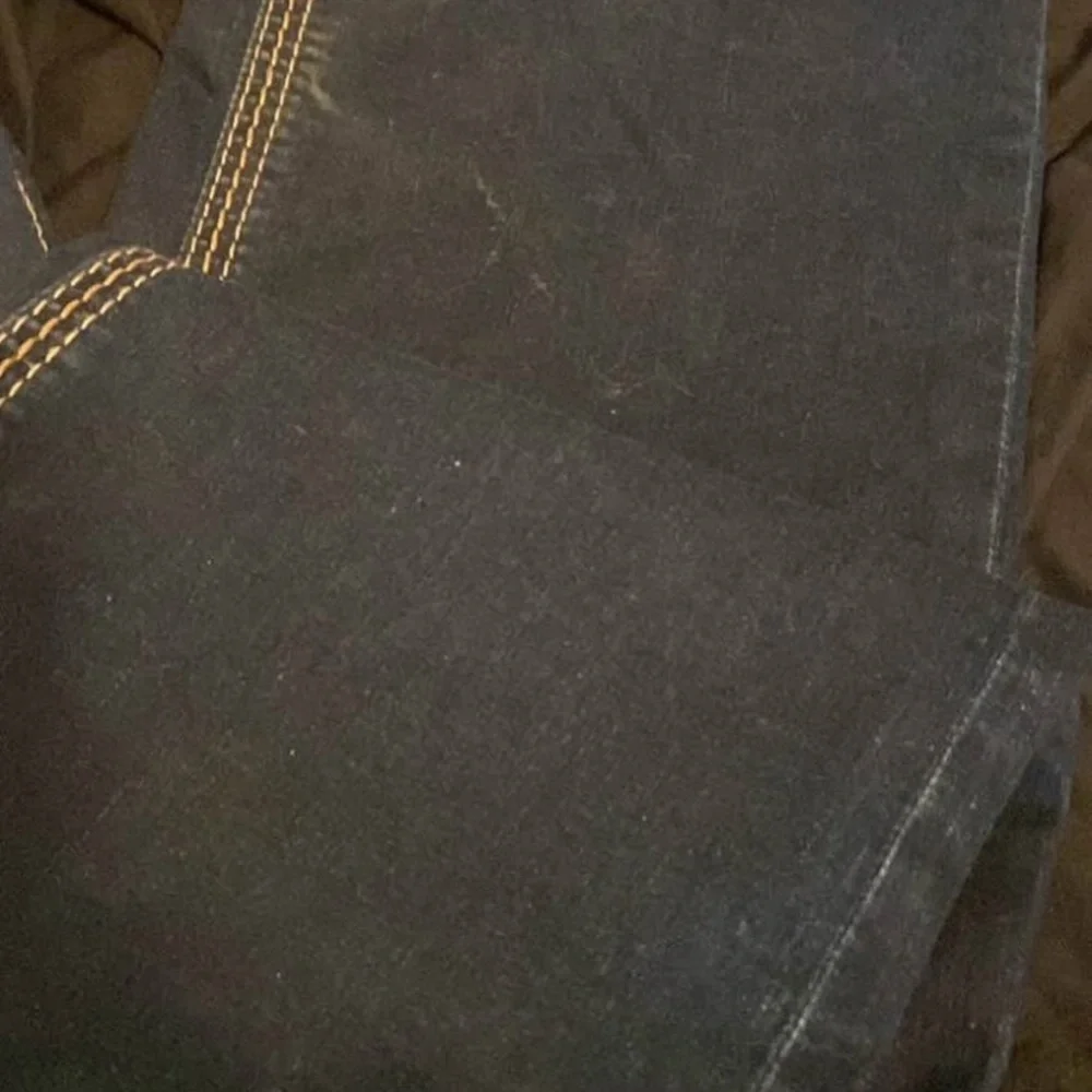 Rock Revival Dark Blue Boot Cut Jeans with Embellishments - Picture 3 of 6